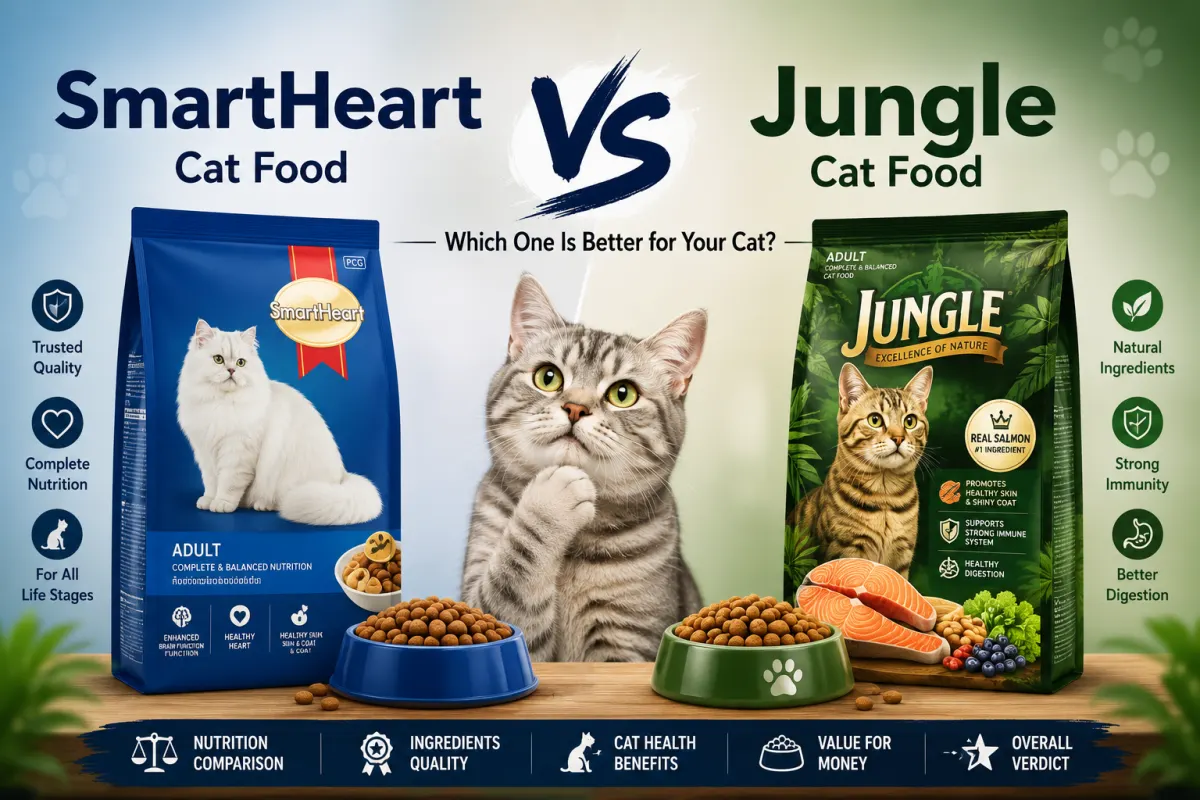 SmartHeart vs Jungle Cat Food