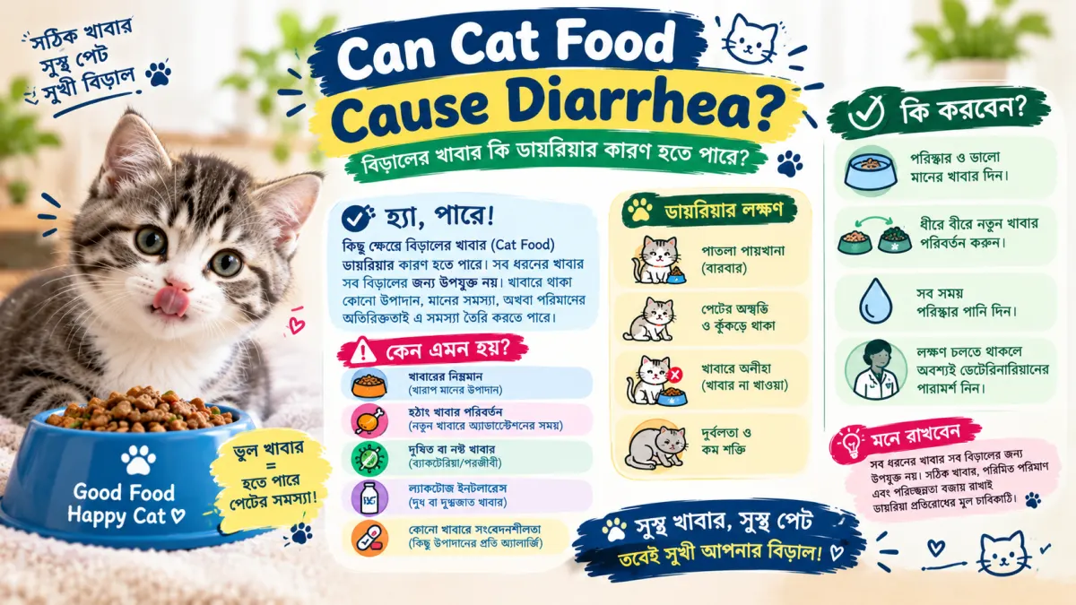 Can Cat Food Cause Diarrhea?