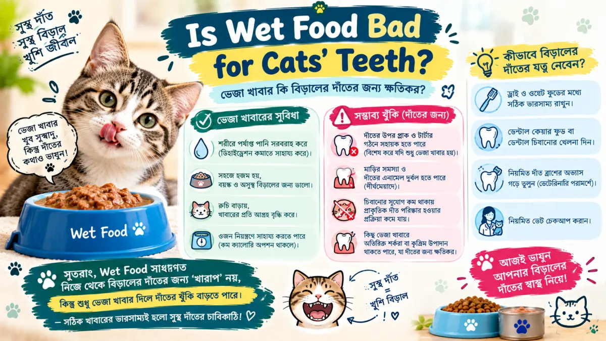 Is Wet Food Bad for Cats' Teeth?