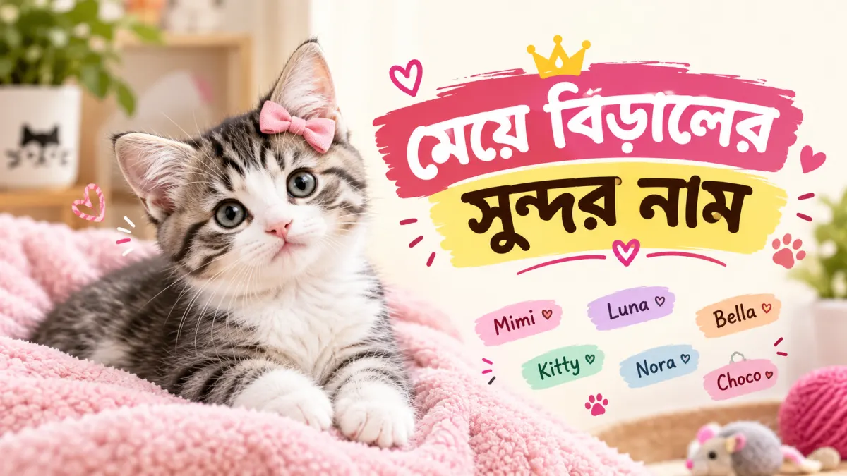 মেয়ে বিড়ালের সুন্দর নাম (Female Cat Names)