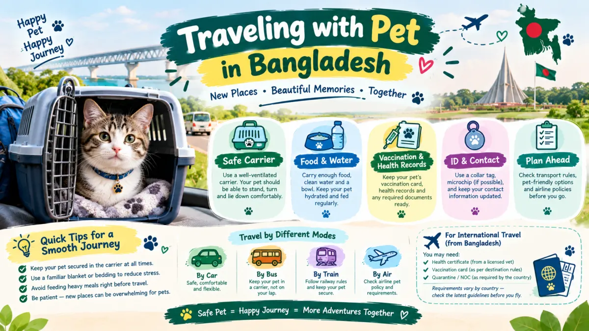 Traveling with Pet in Bangladesh