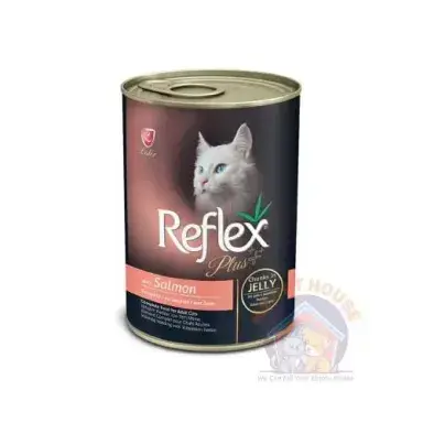 Reflex Plus Adult Cat Can Food with Salmon 400g