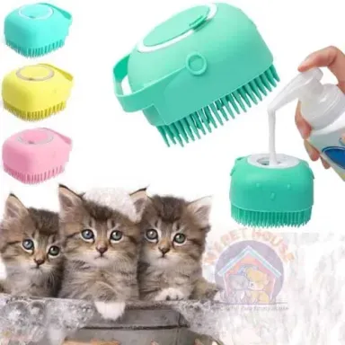 Silicone Pet Dog Shampoo Brush Bathing Glove