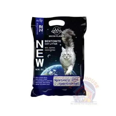 Mewo Planet Bentonite Cat Litter Lemon 5L