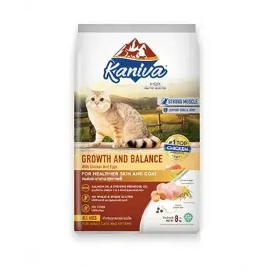 Kaniva Growth and Balance (Chicken, Egg & Rice) For Adult & Kitten 1.3kg