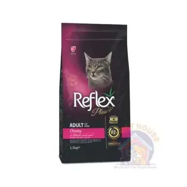 Reflex Plus Adult Cat Food Choosy with Salmon 1.5Kg