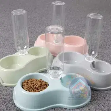 Water Dispenser with Cat Bowl