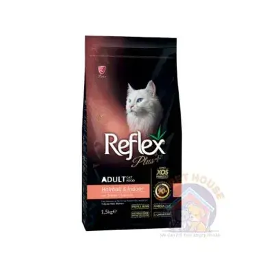 Reflex Plus Adult Cat Food Hairball & Indoor 15 kg