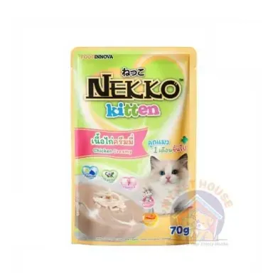 Nekko Kitten Chicken Meat Creamy 70g