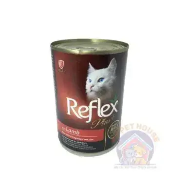 Reflex Plus Adult Cat Can Food with Lamb 400g