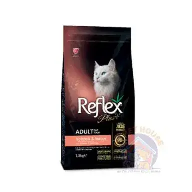 Reflex Plus Adult Cat Food Anti-Hairball with Salmon 1.5 kg