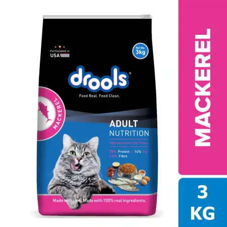 Drools Adult Cat Food Mackerel 3kg