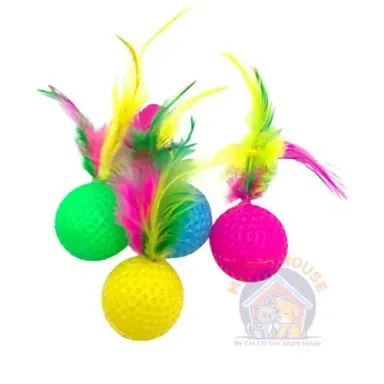 Plastic China Ball with Feather