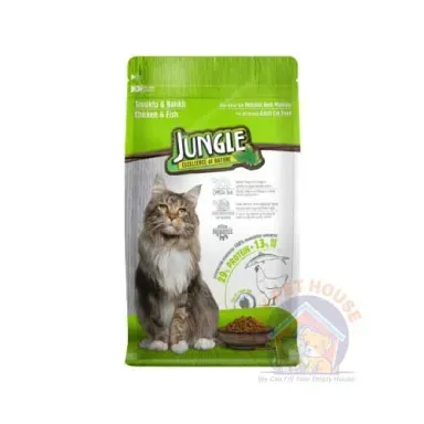 Jungle Adult Cat Food With Chicken and Fish 1.5Kg