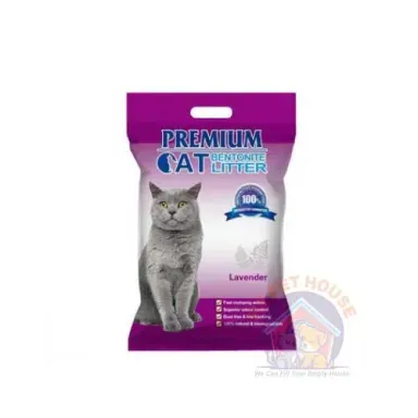 Premium Bentonite Cat Litter Lavender 10L