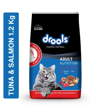 Drools Adult Cat Food Tuna & Salmon 1.2kg