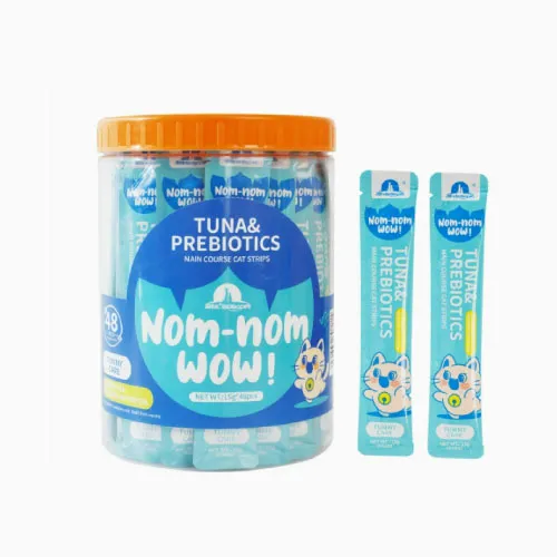 Nom Nom Wow Complete Nutrition Tuna & Prebiotics Treats 15gm