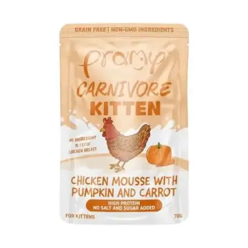 Pramy Carnivore Kitten Pouch Chicken Mousse 70gm