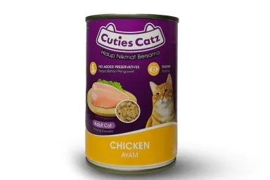 CUTIES CATZ CANNED CHICKEN 400G