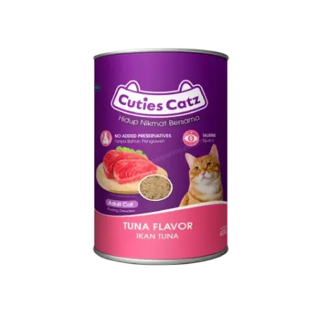 CUTIES CATZ CANNED TUNA 400G