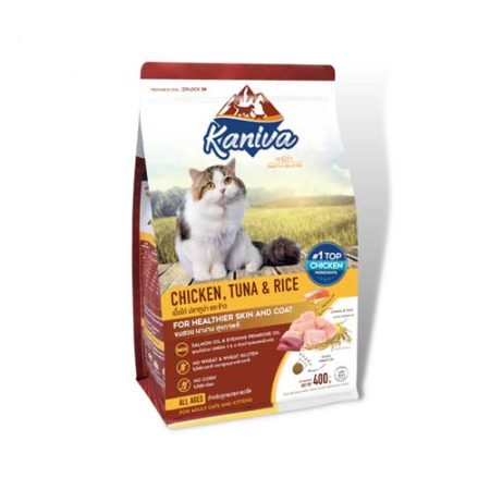 Kaniva Chicken, Tuna & Rice For Adult & Kitten 400gm