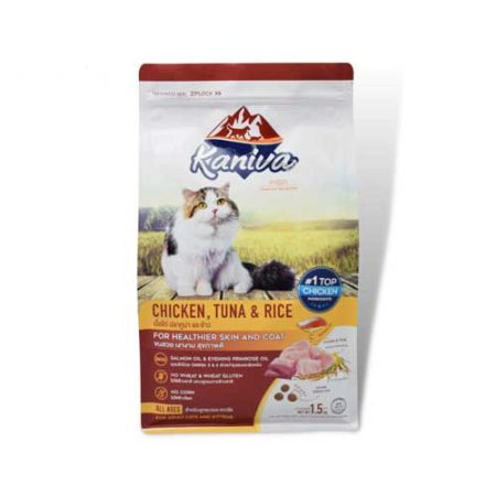 Kaniva Chicken, Tuna & Rice For Adult & Kitten 1.5kg