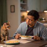 বিড়ালের মুখ দেওয়া খাবার খেলে কি রোগ হয় - একজন বিড়াল মালিক খাবার নিয়ে চিন্তিত